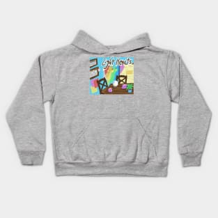 Light Hearts Cover Art With Title Kids Hoodie